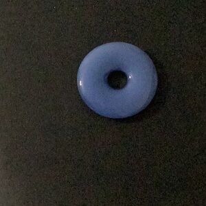 Chic Blue Circular Pendant